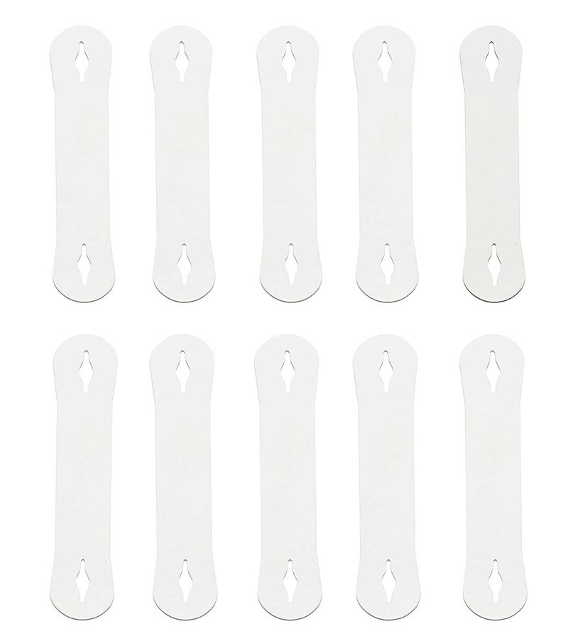 WINGKIND مشابك ربطات العنق غير المرئية من WINGKIND، بديل رائع لمشابك الرباط أو قضبان الرباط (عبوة من 10)  - Image 1